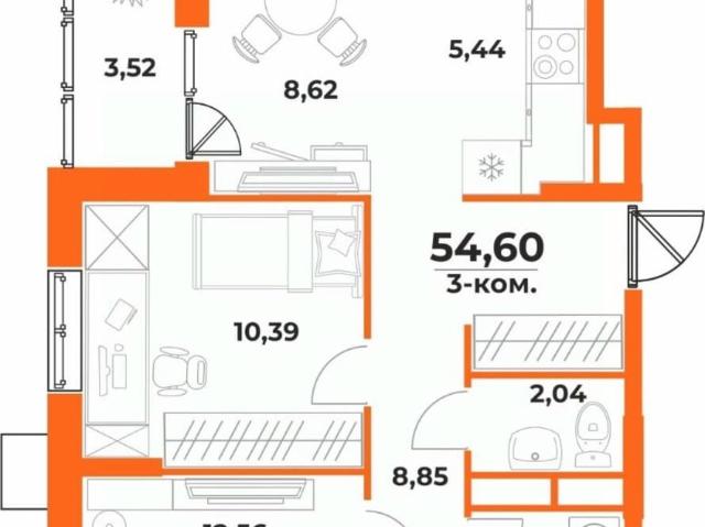 продажа жилая Хабаровск Брянский переулок, МЖД №8
