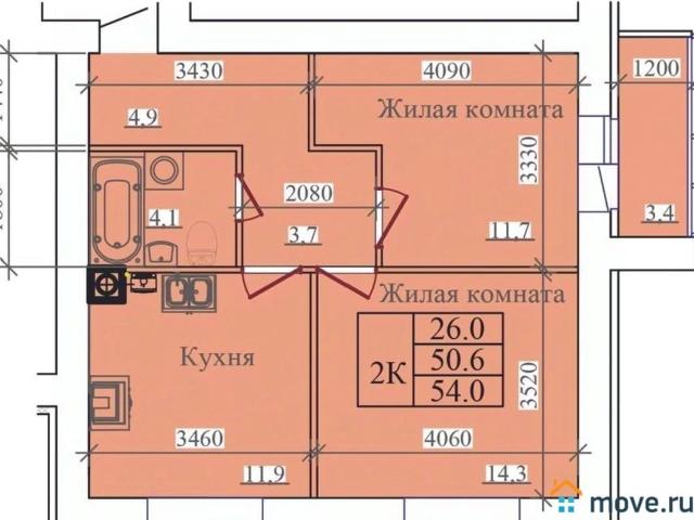 продажа жилая Иваново улица Павла Большевикова, 50к6