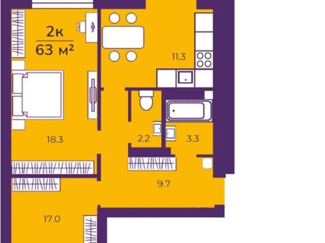 продажа жилая Омск улица 33 я Северная, 46