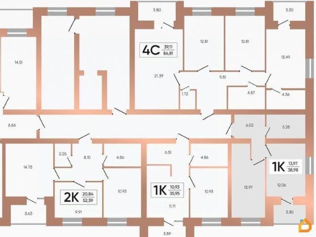 продажа жилая Октябрьский улица Островского, 123