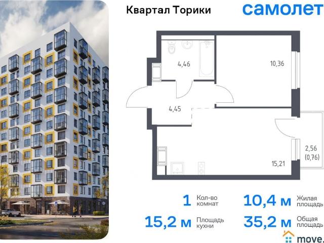 продажа жилая Новогорелово ул. жилой комплекс Квартал Торики, к1.1