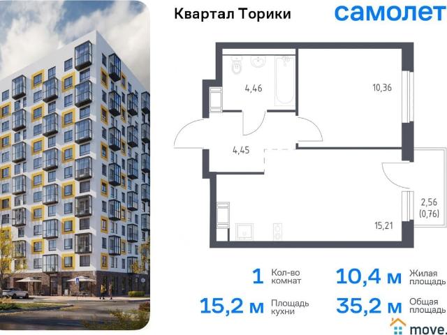 продажа жилая Новогорелово ул. жилой комплекс Квартал Торики, к1.1