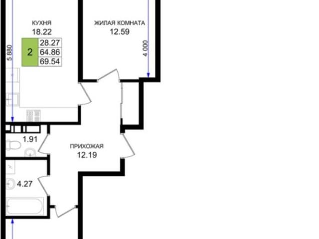 продажа жилая Новороссийск улица Григория Белькинда, Корпус В1