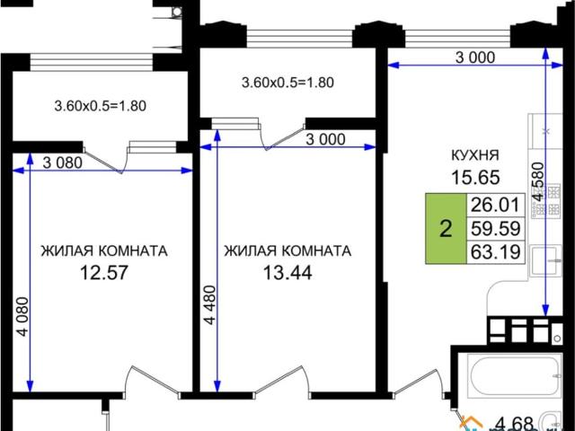 продажа жилая Новороссийск улица Григория Белькинда, Корпус В5