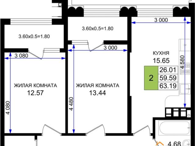 продажа жилая Новороссийск улица Григория Белькинда, Корпус В5