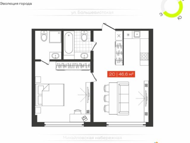 продажа жилая Новосибирск Большевистская улица, 14