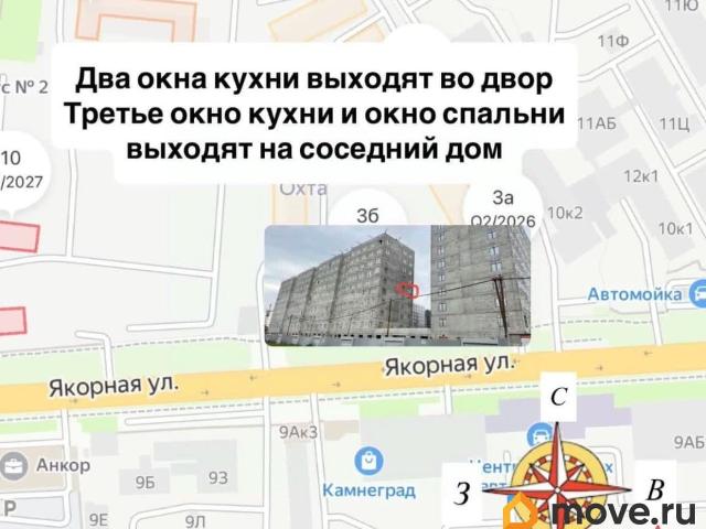 продажа жилая Санкт Петербург Якорная улица, 3