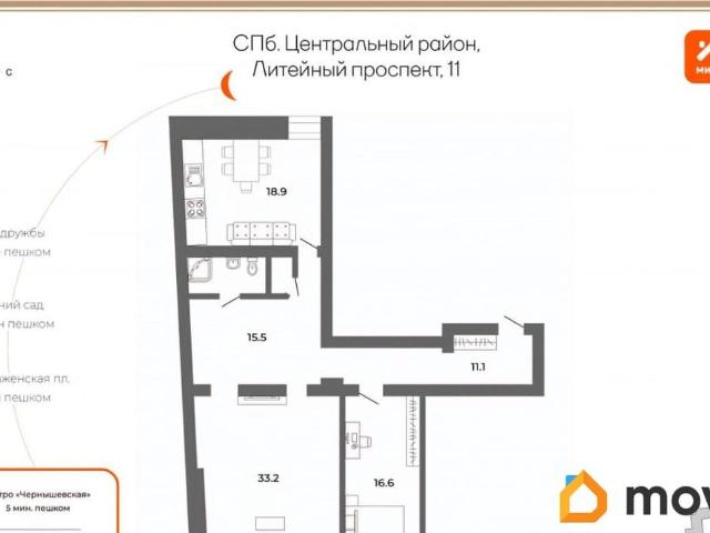 продажа жилая Санкт Петербург Литейный проспект, 11