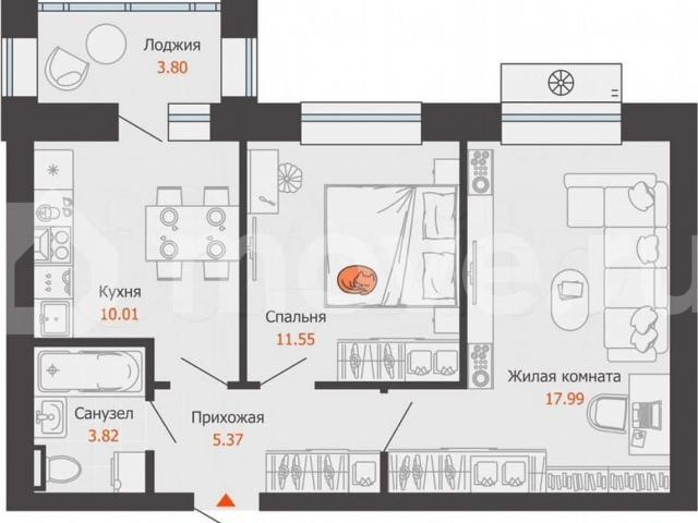 продажа жилая село Первомайский ул. Архитектора Сергея Макарова, 1