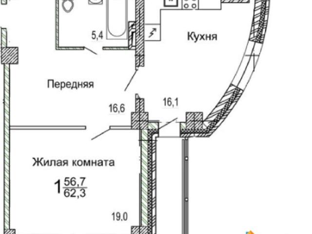 продажа жилая поселок Трудовое улица Мандельштама, 7к2