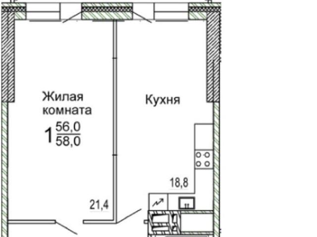 продажа жилая поселок Трудовое улица Мандельштама, 7к2