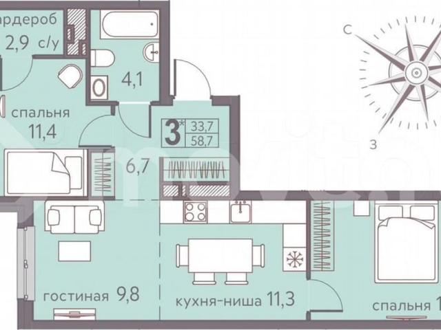 продажа жилая Пермь ул. Серебристая, 7