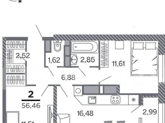 продажа жилая Рязань ул. Быстрецкая, жд «кипарис»