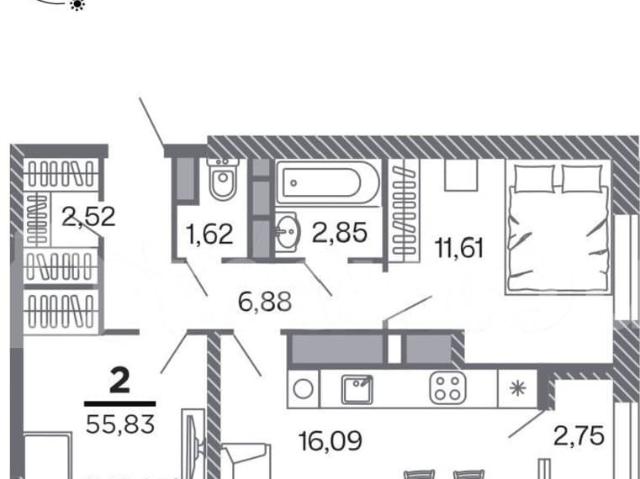 продажа жилая Рязань ул. Быстрецкая, жд «кипарис»