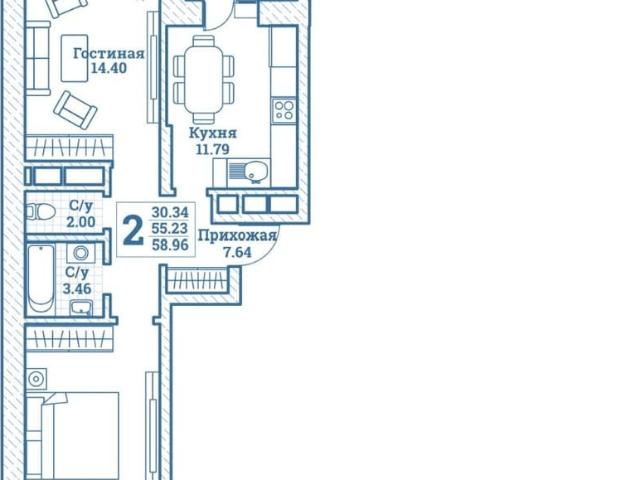 продажа жилая рабочий поселок Монино улица Генерала Ковачевича, Корпус 18