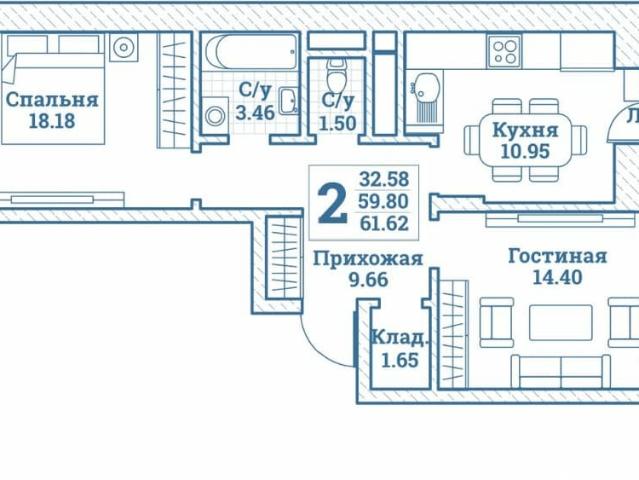 продажа жилая рабочий поселок Монино улица Генерала Ковачевича, Корпус 19