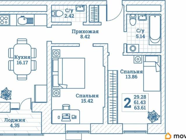 продажа жилая рабочий поселок Монино улица Генерала Ковачевича, 7к2
