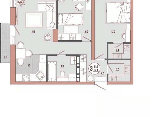 продажа жилая Владивосток улица Адмирала Юмашева, Корпус 1