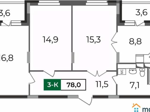 продажа жилая Владимир ул. бульвар Сталинградский, 7