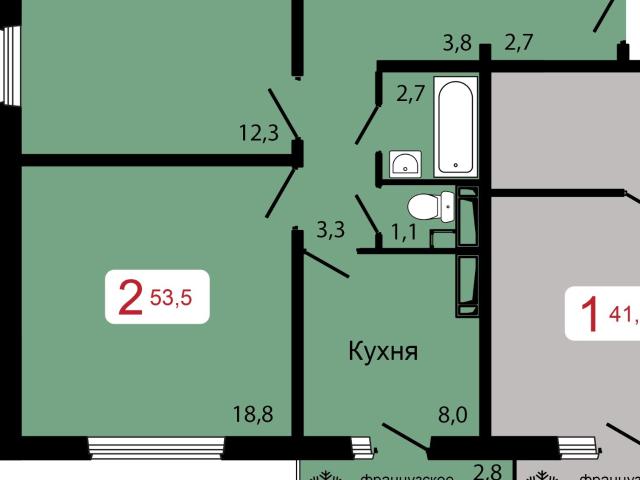 продажа квартира Красноярск Калинина улица