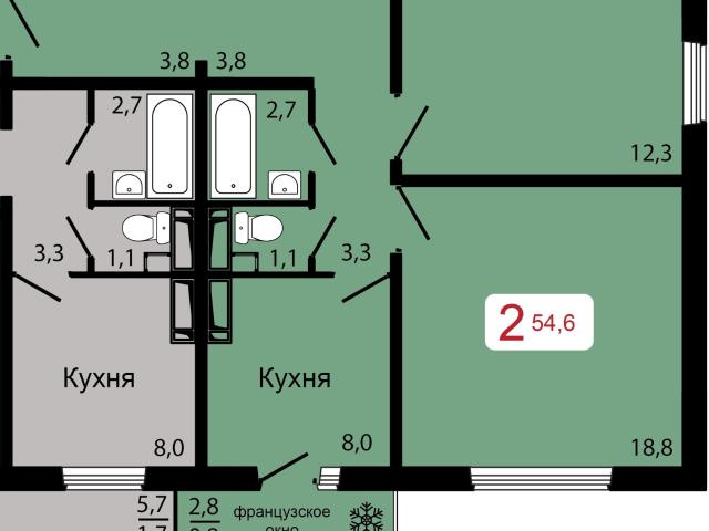 продажа квартира Красноярск Калинина улица