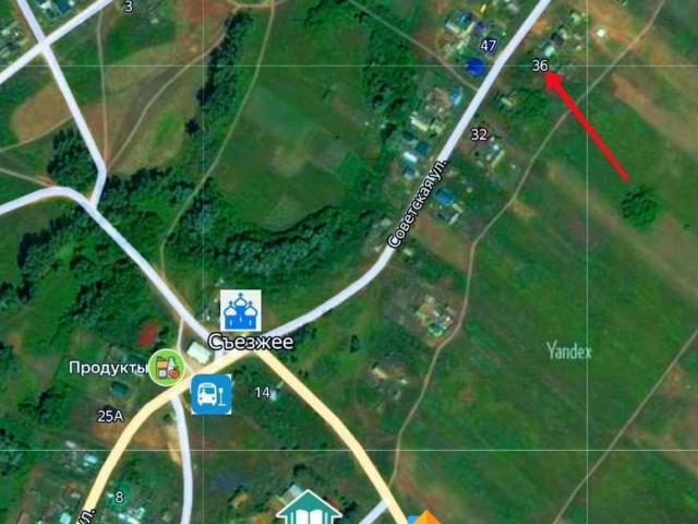 продажа загородная село Съезжее улица Советская, 36