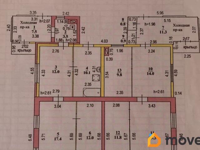 продажа загородная поселок Центральный улица Мельничная, 4