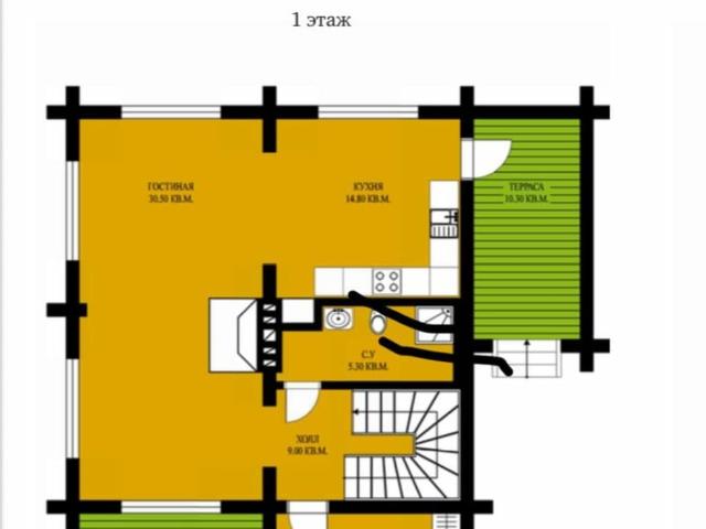 продажа загородная Юхнов улица Рябиновая, 7