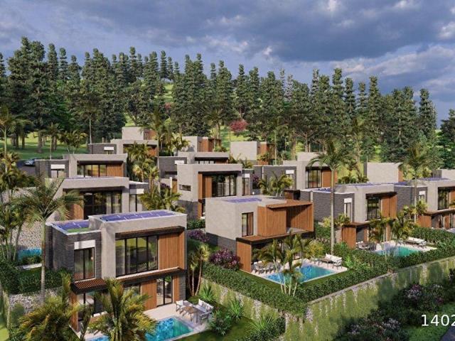 Projeden Satılık Modern Mimari Müstakil Havuzlu 4+1 Villalar Dereköy Gümüşlük Bodrum