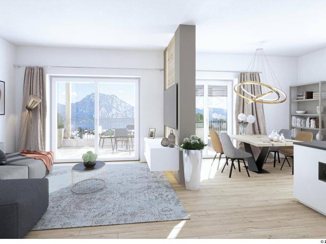 DER TRAUNSTEINBLICK 3 Zimmer Eigentumswohnung mit Seeblick