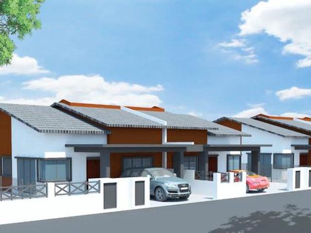 Projek Baru Rumah Berkembar SemiD Persiaran Masjid Sultan Pulau Indah
