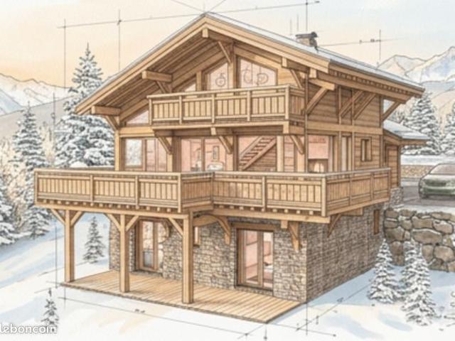 Projet chalet neuf haut de gamme
