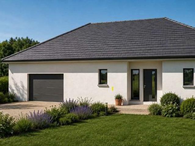 Projet clé en main: Maison plain pied 123 m² + Terrain plat 1900 m²