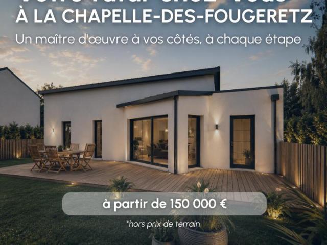 Projet à la CHAPELLE DES FOUGERETZ à partir de 150 000€