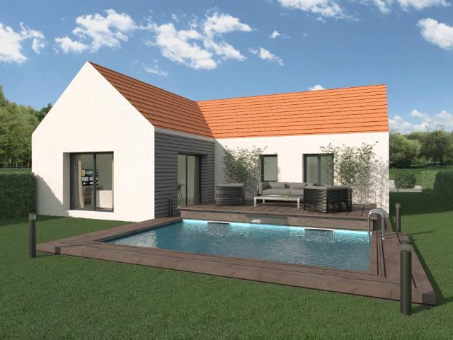 Projet de construction maison 107m2 à Beaugency
