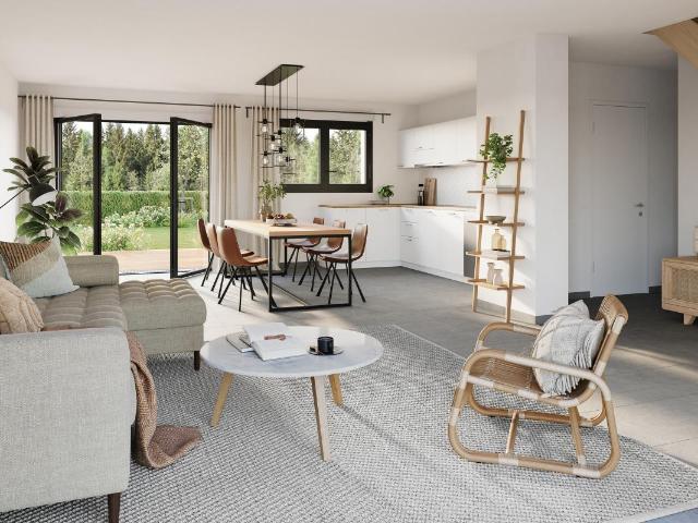 Projet de construction – Maison VILLABOSSA 100 m², 4 chambres avec terrain à Changé