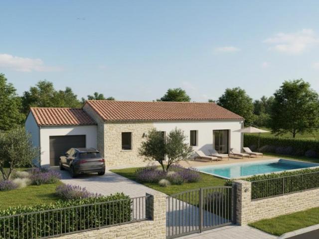 Projet de construction: Maison familiale de plain pied au calme à Saint Thibéry