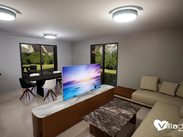 Projet de construction – Maison plain pied 3 chambres avec garage sur terrain de 830 m²