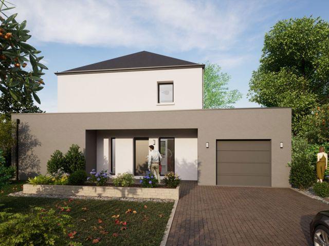 Projet de construction d'une maison neuve de 157.34 m² avec terrain à NOZAY 44