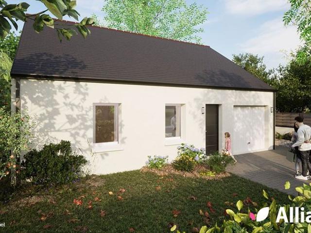 Projet de construction d'une maison neuve de 72.29 m² avec terrain à NORT SUR ERDRE 44