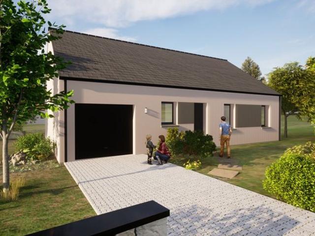 Projet de construction d'une maison neuve de 87.87 m² avec terrain à RUFFIGNE 44