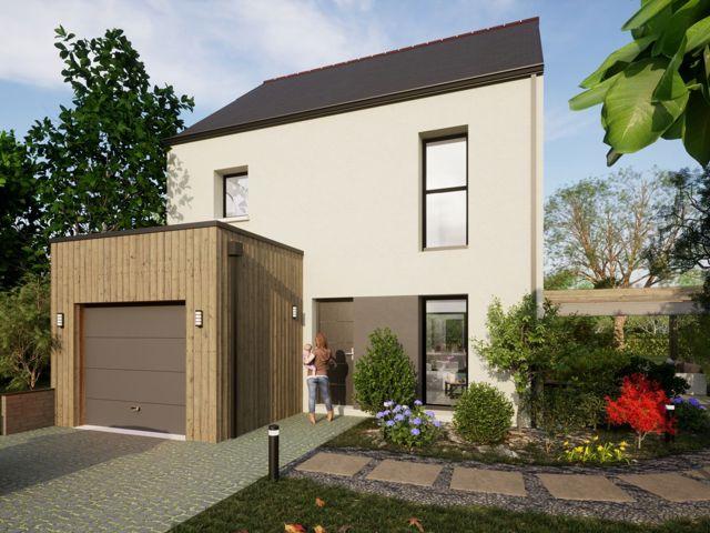 Projet de construction d'une maison neuve de 98.32 m² avec terrain à LA MEILLERAYE DE BRETAGNE 44