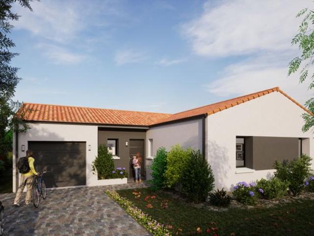 Projet de construction d'une maison neuve de 92.96 m² avec terrain à MAUVES SUR LOIRE 44