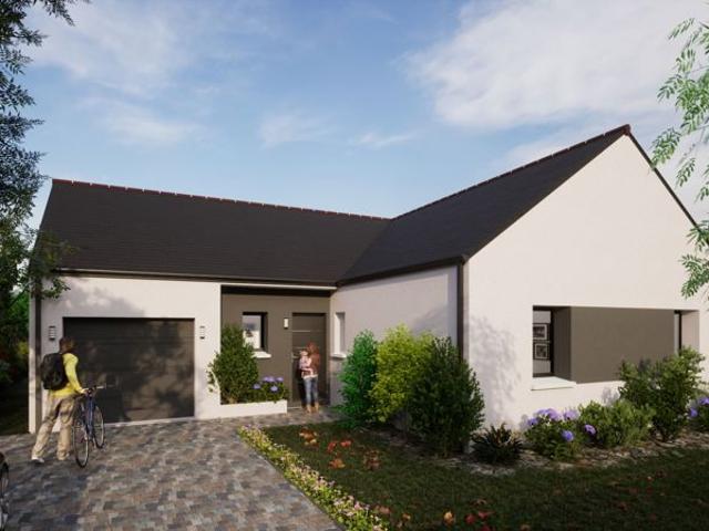Projet de construction d'une maison neuve de 92.96 m² avec terrain à SAINT MARS LA JAILLE 44