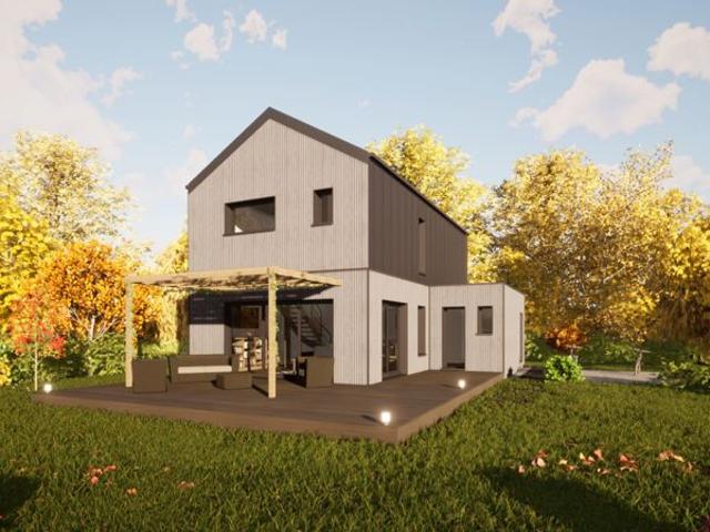 Projet de construction d'une maison bois de 110 m² avec terrain à TIERCE 49