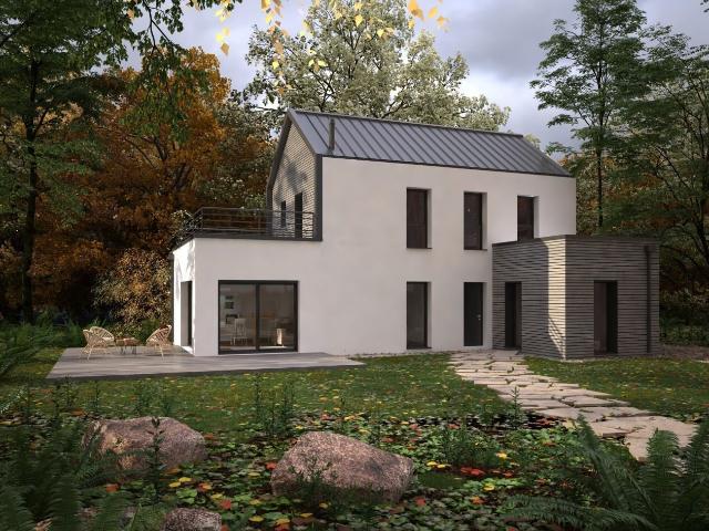 Projet de construction d'une maison bois de 120 m² avec terrain