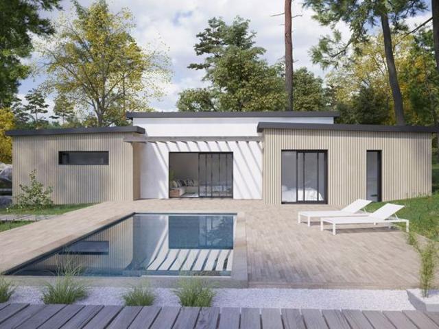Projet de construction d'une maison bois de 130 m² avec terrain à TRELAZE 49