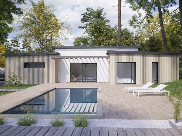 Projet de construction d'une maison bois de 130 m² avec terrain