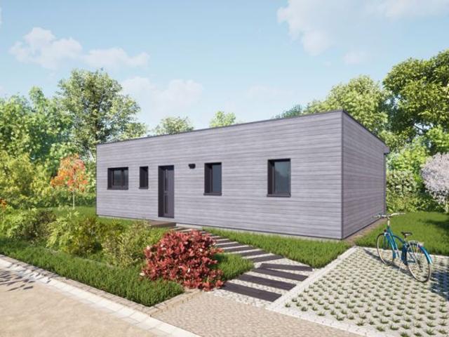 Projet de construction d'une maison bois de 80 m² avec terrain à AMBON 56