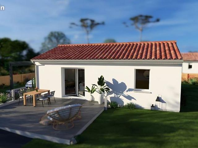 Projet de construction d'une maison de 2 pièces avec terrain à BAS MAUCO 40